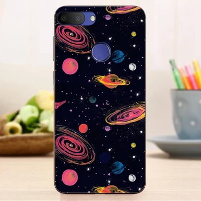 Для Alcatel 1S чехол роскошный чехол из ТПУ и силикона чехол s Телефон задняя крышка для Alcatel 1S Funda Coque - Цвет: w6