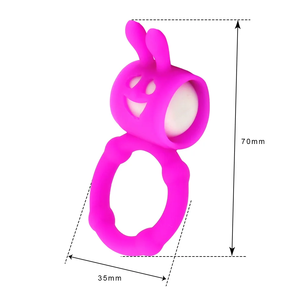 VATINE Задержка эякуляции кроличьи кольца на пенис для клитора унисекс увеличитель
