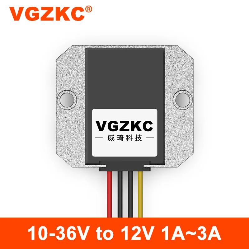 

VGZKC 10-36V to 12V DC power regulator 12V24V to 12V automotive automatic buck-boost power supply module