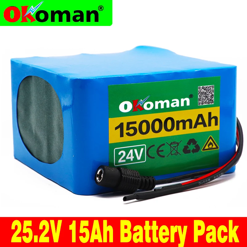 Оригинальный 6S5P 24V 15Ah 25 2 V литиевый аккумулятор аккумуляторы для