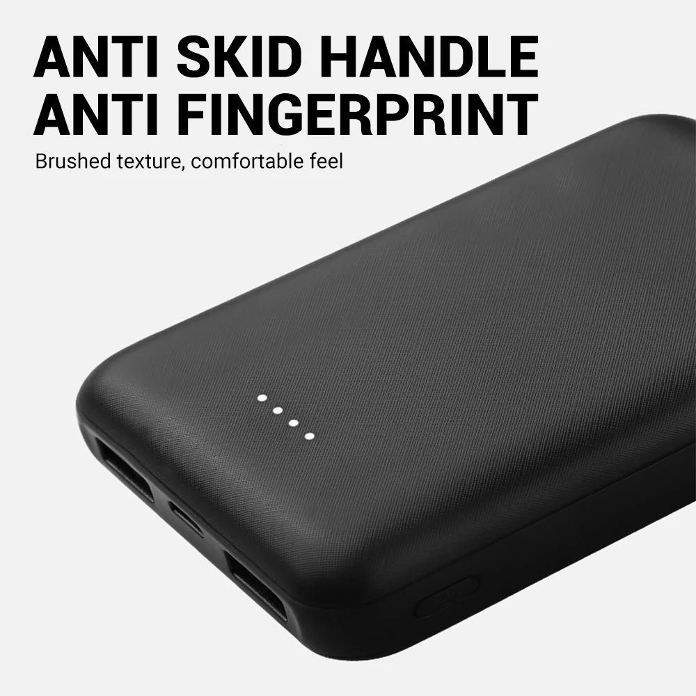 

Power Bank 10000mAh Portable Charging Powerbank Mobile Phone External Battery 2.1A Fast Charging Warm Palace Belt Heating