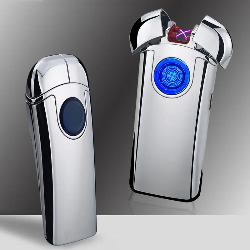 Новинка 2020 Индукционная двойная дуговая зажигалка зарядка через usb Beetle Plasma для
