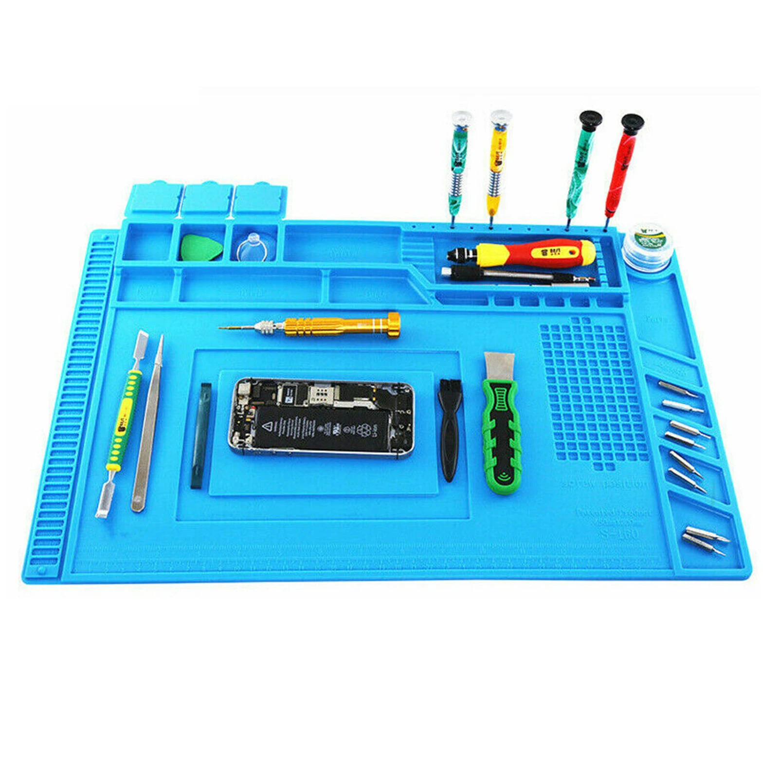 

Силиконовый Магнитный/без магнитных теплоизоляционных верстаков, паяльников, ремонта электроники, компьютеров