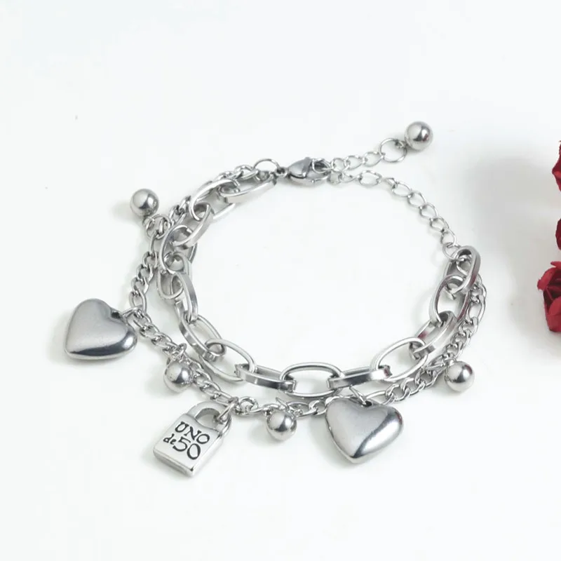 Горячая Мода для женщин и мужчин серебряный цвет золото нержавеющая сталь Round Ball