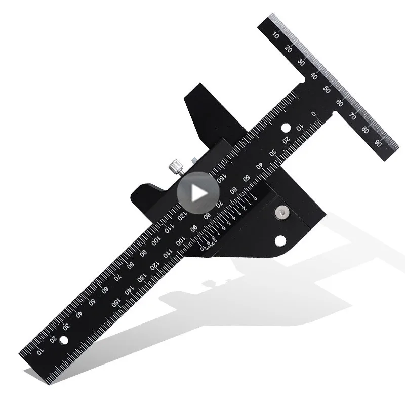 

Деревообработка разметочная линейка алюминиевый сплав T-образный разметчик измерительный Столярный маркировочный Калибр Столярный инстр...