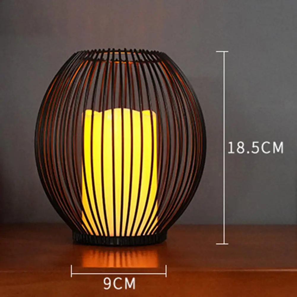 

HOT SALESMetal Iron Candle Holder Stand Cage Candlestick Hanging Lantern Home Decor Gifts