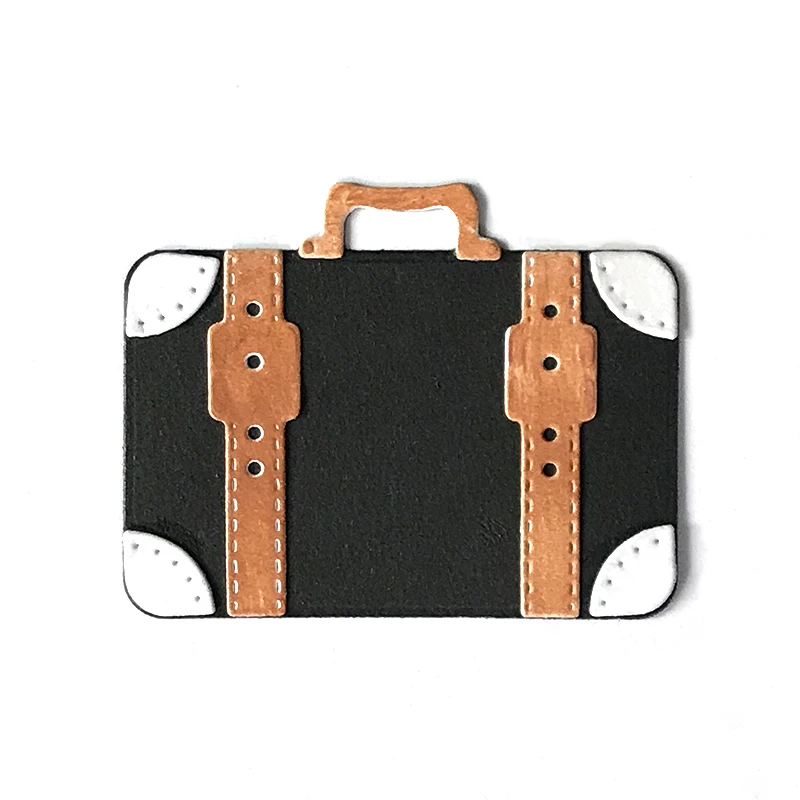 Чемодан с металлической резкой новинка 2018 дорожный Скрапбукинг ремесло штампы