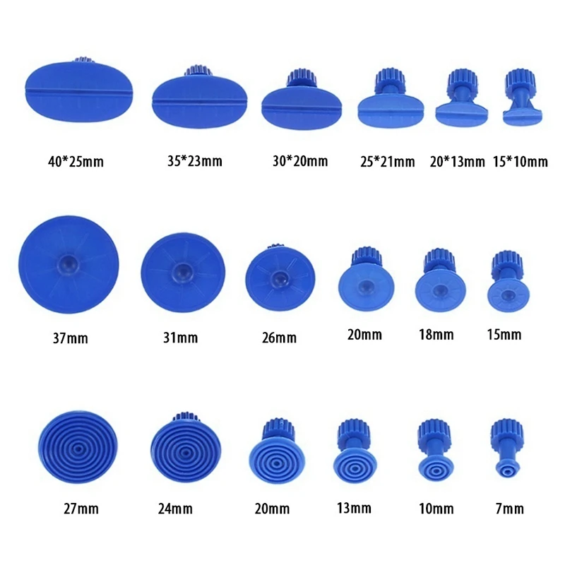 barato 121 Pçs Dent Extrator Carro Dent Extrator Kit De Ferramentas Removedor Dent Extrator Kit Remoção Do Risco Para Carros Reparação Dent Com Guias