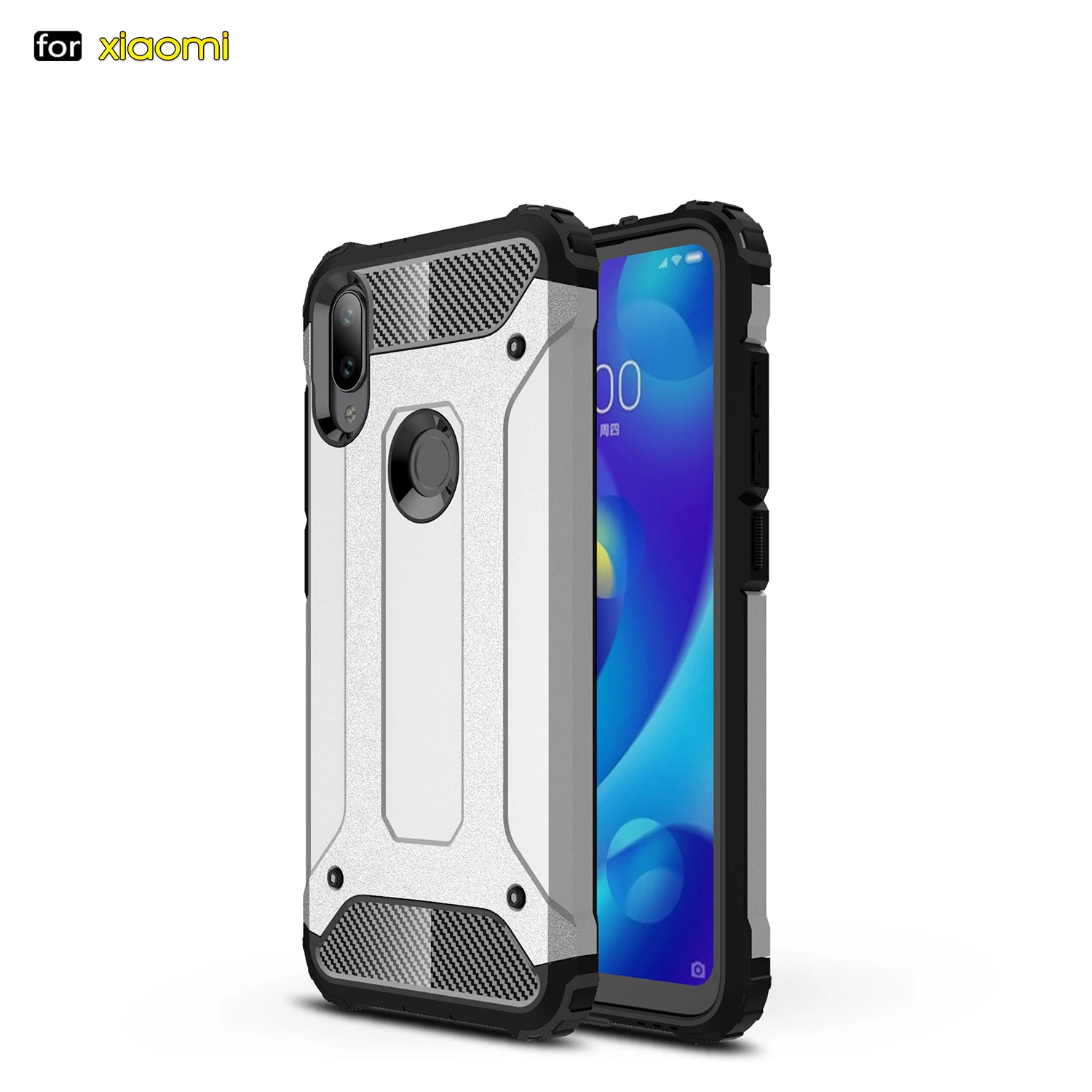 Жесткий Чехол-броня для телефона с роботом для xiaomi 8 A3 Lite explore ore Max 3 9 SE 9T CC9 E POPC F1 mix3 play redmi S2 6A Note 6 7 7A K20 PRO