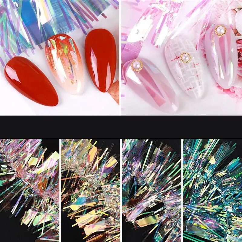 

Наклейки для ногтей Cellophane, 4 упаковки