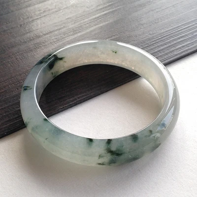 

zheru jewelry natural Burmese jade 54-64mm ice two-tone bracelet elegant princess jewelry send mother to girlfriend