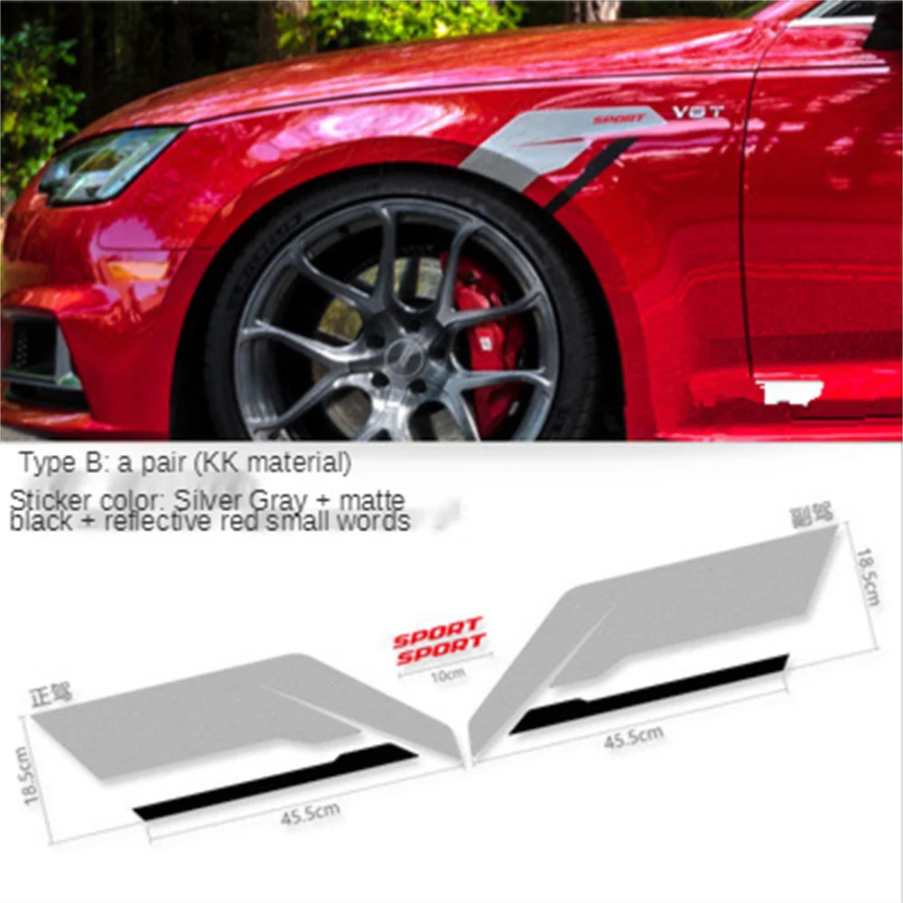 Декоративные наклейки на автомобильное колесо брызговик спортивные трехцветные