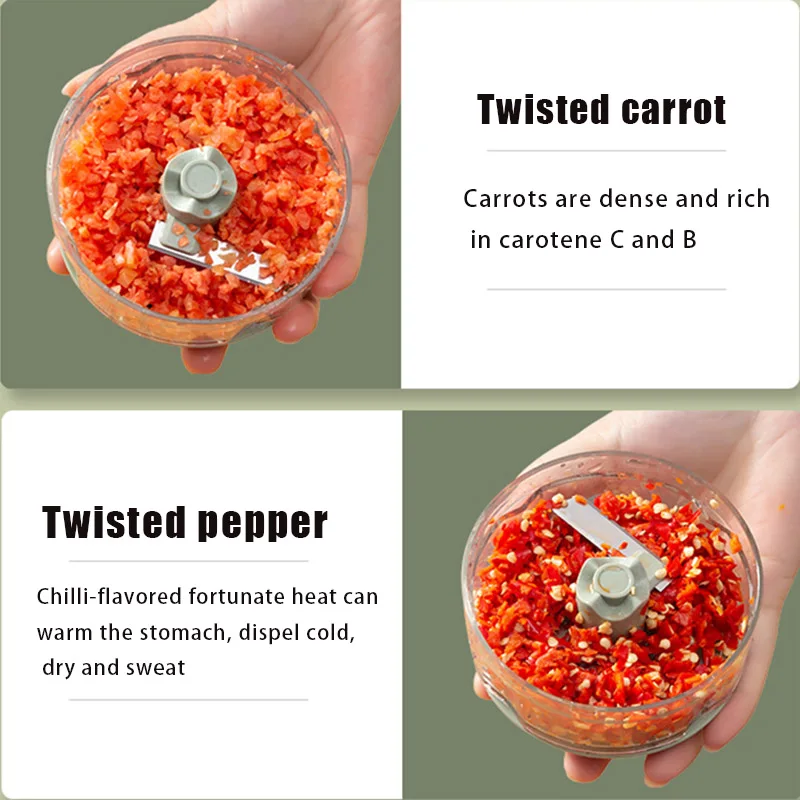 Многофункциональный ручной измельчитель лука чеснока дробилка прессования еды