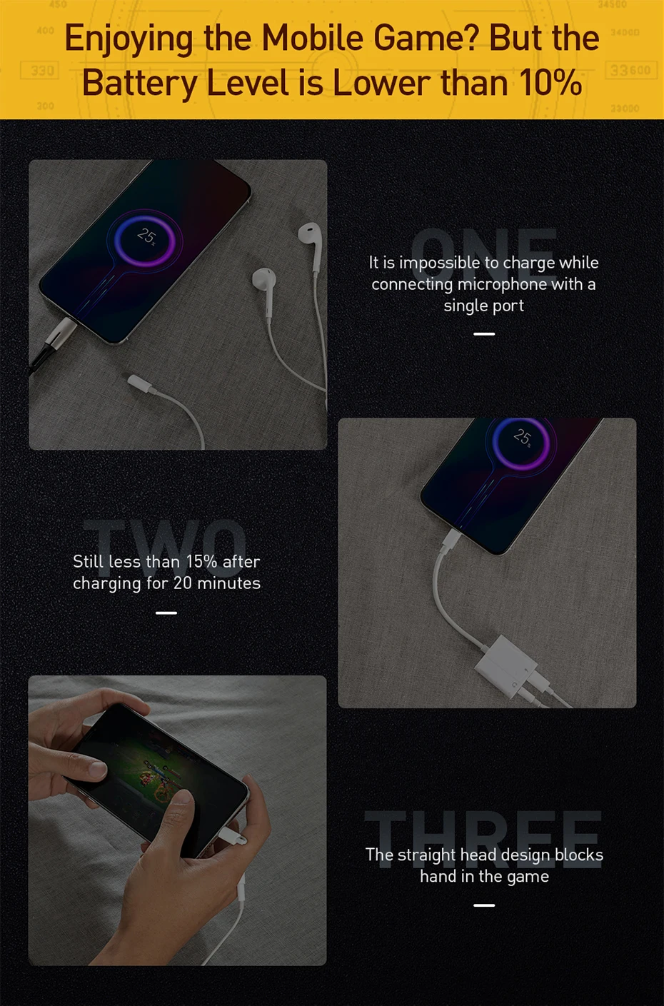 Baseus L49 type c PD 18 Вт адаптер для быстрой зарядки otg usb type c адаптер для наушников для Xiaomi Redmi Note 8 Pro huawei samsung