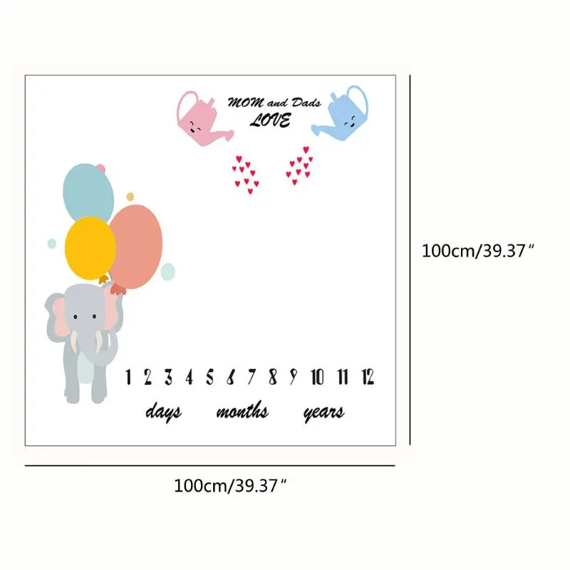

Infant Baby Milestone Photo Props Background Blankets Play Mats Backdrop Cloth new