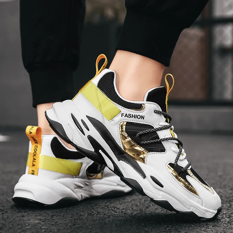 

Men's Winter Sneakers 2020 Men Autumn Footwear No-slip Chunky Sneakers Comfortable Sport Shoes zapatos de deporte MB136