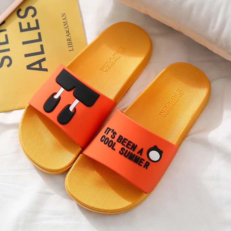 

2020 Couple Indoor PVC Home Hotel Sandals & Slippers Women Cute Summer Non-slip Bathroom Home Slippers wholesale TX195