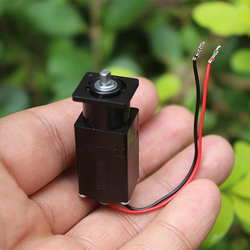 

Precision Planetary Gear Reduction Motor DC 3V 50RPM Slow Speed 3-stage High Torque Short Shaft Metal Gearbox+Plastic Gearbox