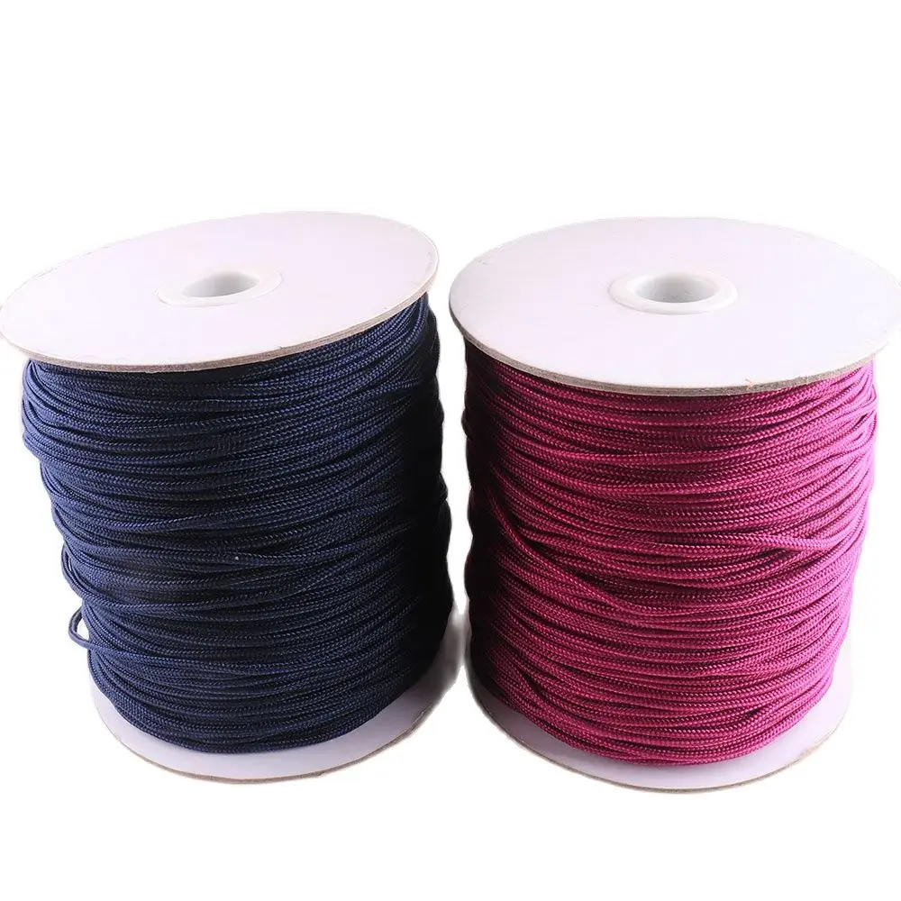 Нейлоновая веревка для скалолазания 2 мм темно синий/темно фиолетовый шнур