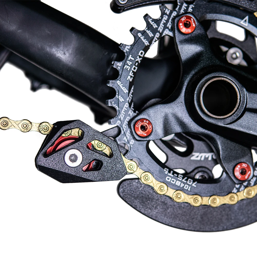 ZTTO Enduro DH Guide Chain FR XC Bashguard 32T-38T Single Speed Device Catcher Keeper Spec ISCG05 BB Mount Protector | Спорт и