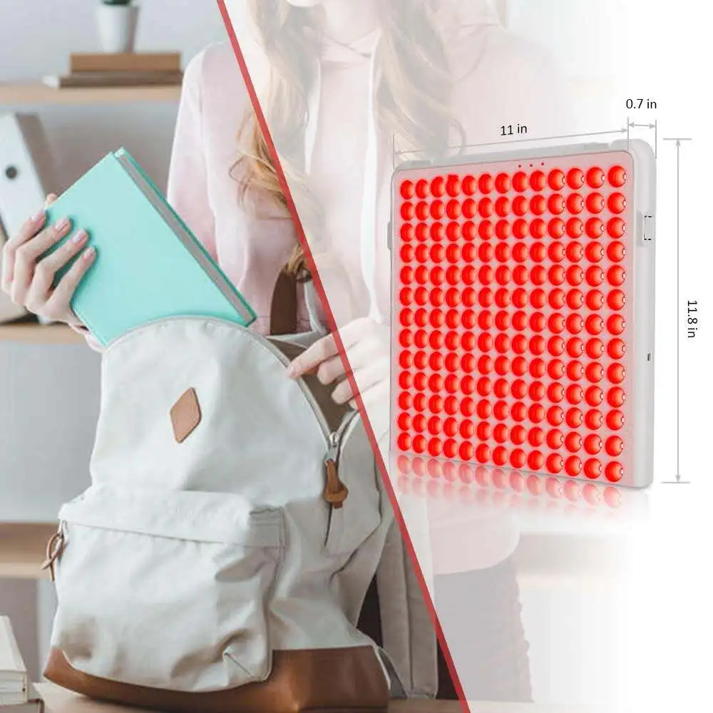

Infrared Light Anti Aging Red LED Light Therapy Red 660nm and Near Infrared 850nm Red Grow Light for Full Body Skin Pain Relief