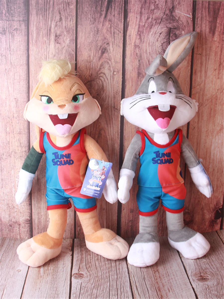 Space Jam 2 A-Nuevo Legacy de James Lola, conejo, pato de dibujos animados, juguete de La felpa de la pel&iacute;cula, figura de animales de peluche, juguetes de colecci&oacute;n, regalo-0