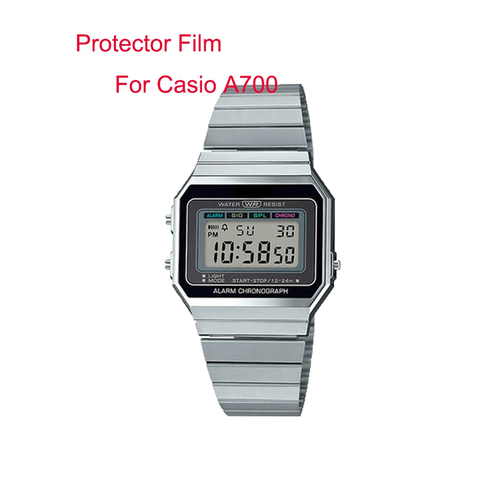 5 шт. нано взрывозащищенный защитный экран для Casio A700 Sport Watch LCD Film A700WM