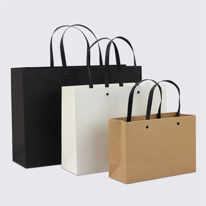 

Gift packaging shopping Bag Box Customize Paper Gift Bag For Promotion Clothing portable Tote bag wedding birthday Supplies