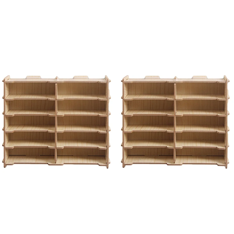 Креативная деревянная визитная карточка офисный дисплей настольный держатель