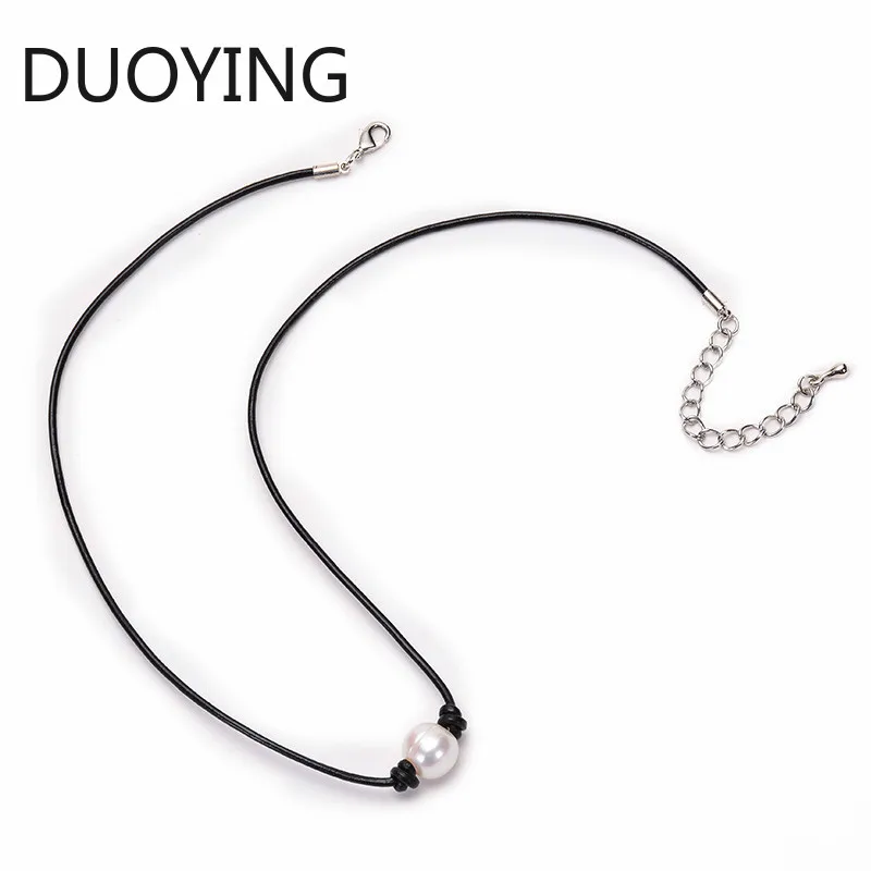 Ожерелье чокер из натурального жемчуга для девочек колье белого цвета ожерелье