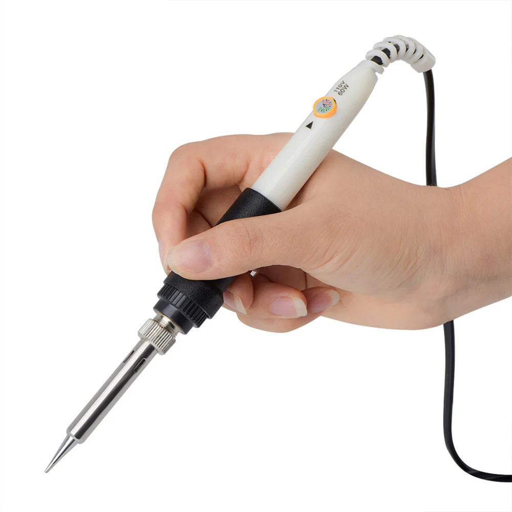 

60W Temperature Adjustable Welding Soldering Iron Tool Kit With US Plug