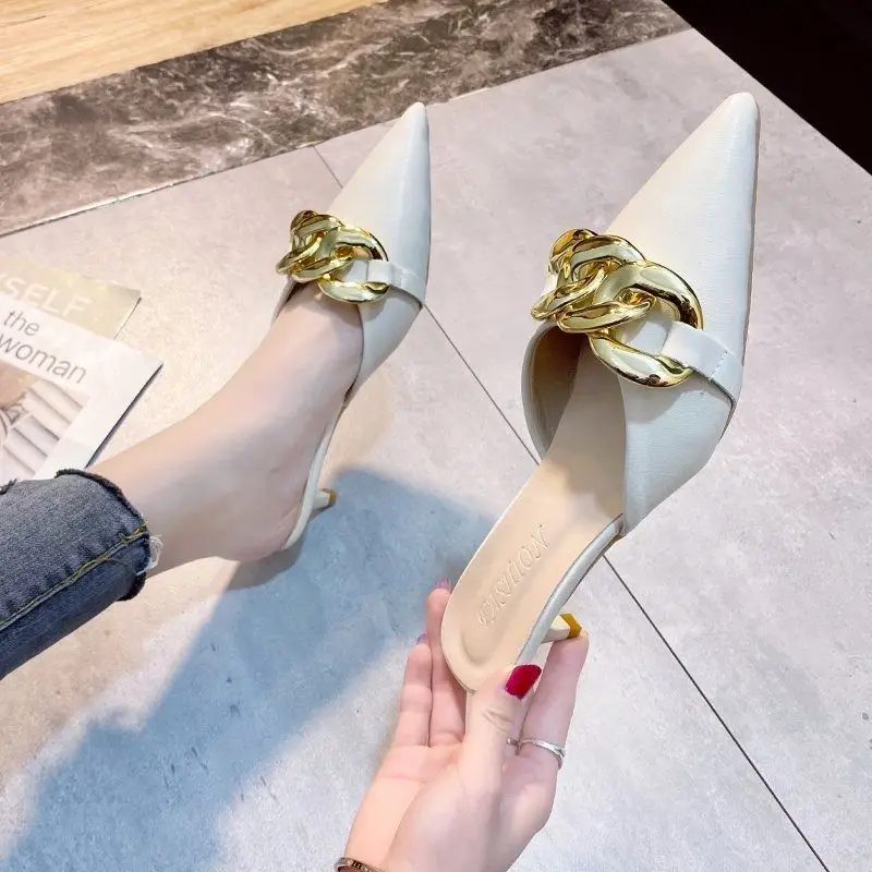 

Женская обувь из ПУ кожи, с острым носком, B9476