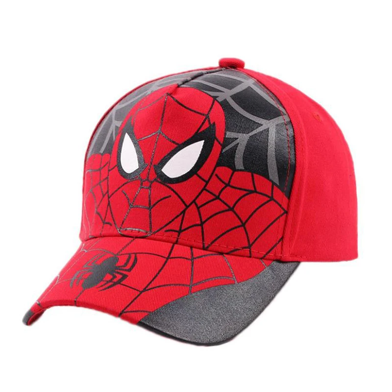 Детская хлопковая бейсболка с вышивкой и мультяшным принтом | Спорт развлечения