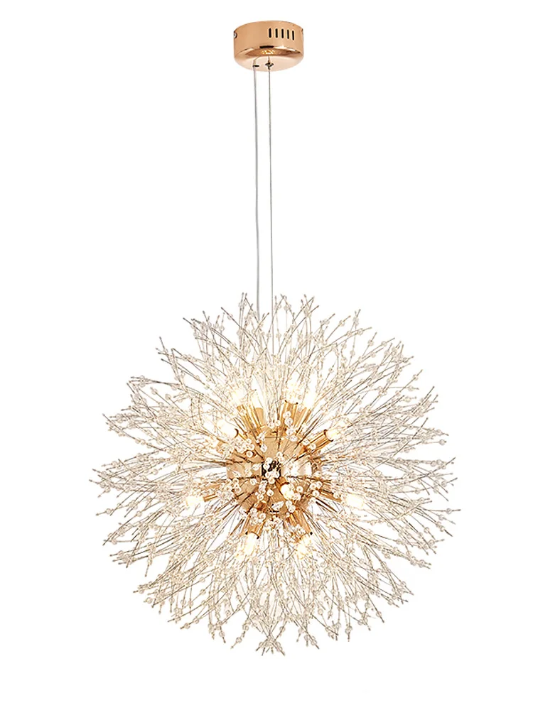 

Hot Modern Crystal Dandelion Chandelier Lighting Pendant LED Lamp For Living Room Dining Room Home Decoration P40GD