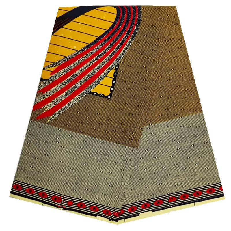Элегантная африканская ткань из натурального воска Нигерия Анкара Африканские
