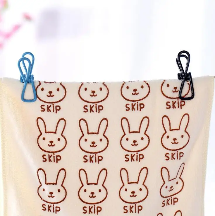 10 толстых цветных металлических зажимов из нержавеющей стали простыня