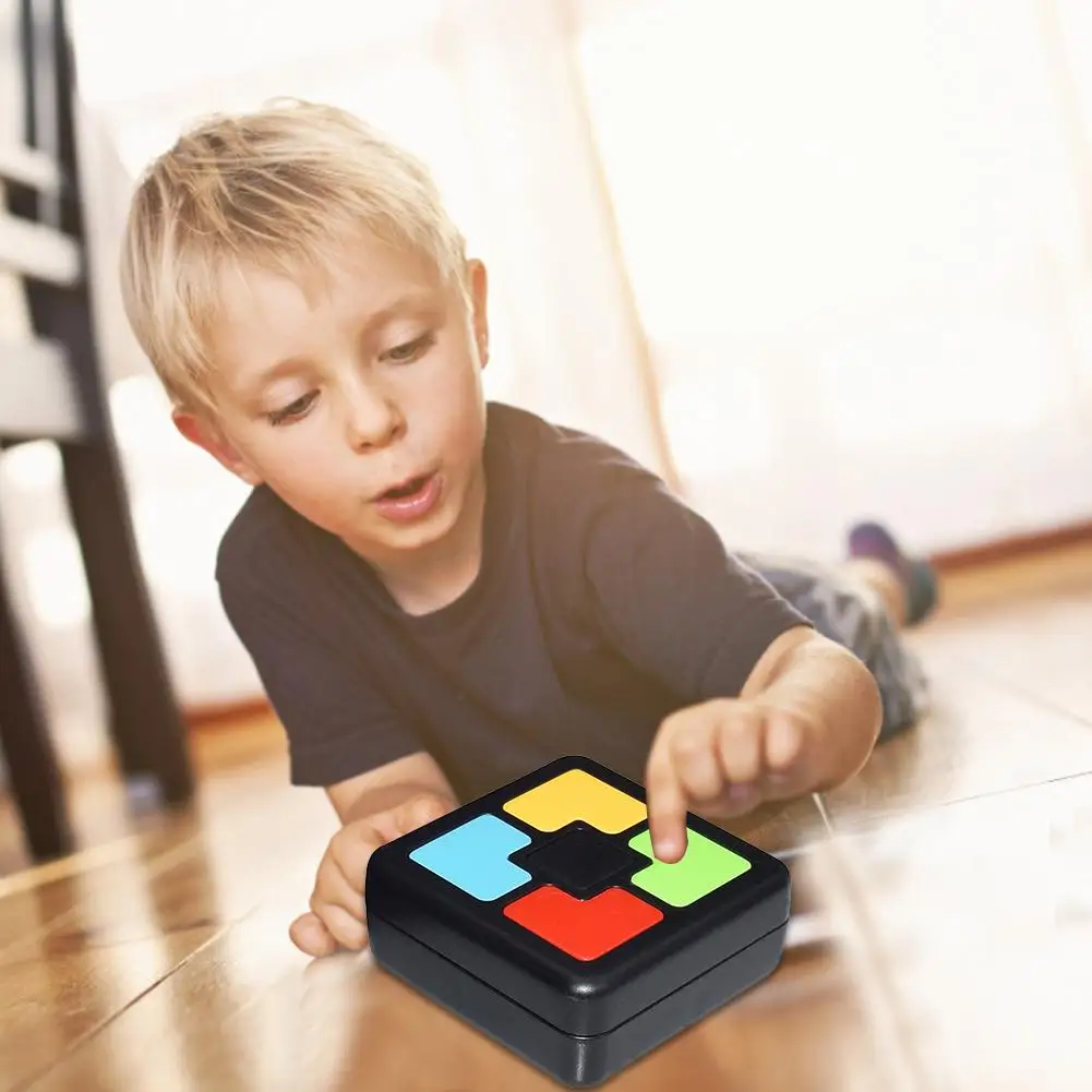 Детская игровая консоль с памятью Светодиодный светильник со вспышкой звуковая интерактивная обучающая игрушка обучающая Одноручная Машина Для Тренировки Мозга