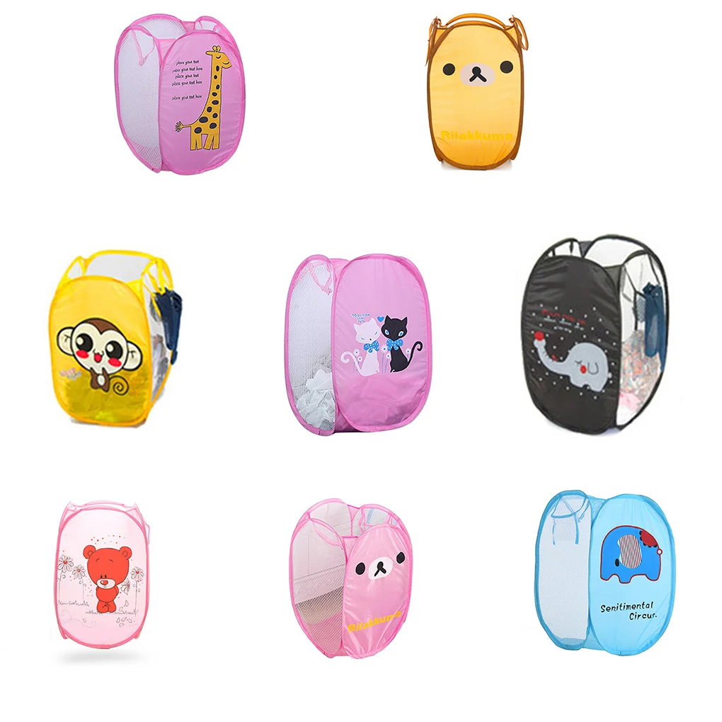 

Foldable laundry basket, large capacity cartoon printing, laundry bucket