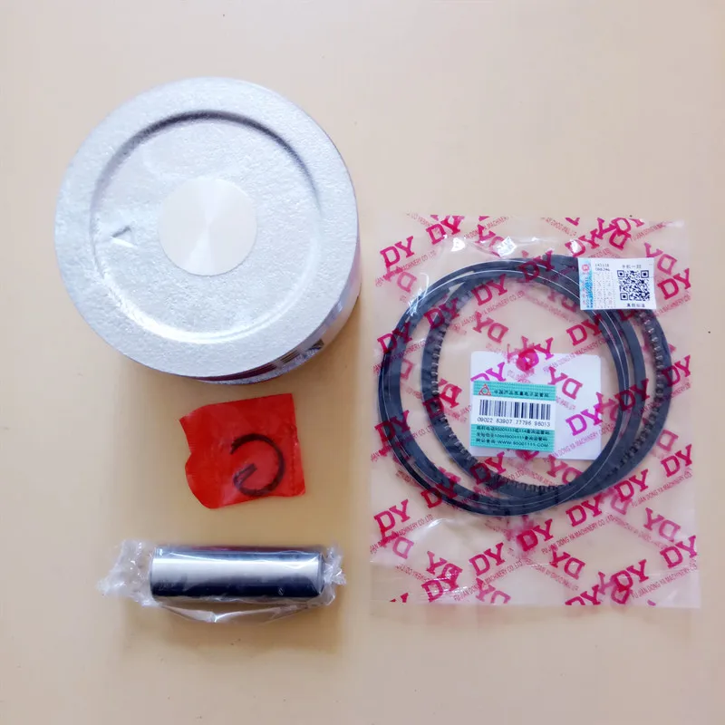 Комплект поршней и колец диаметром 92 мм с штифтом зажимом для бензинового