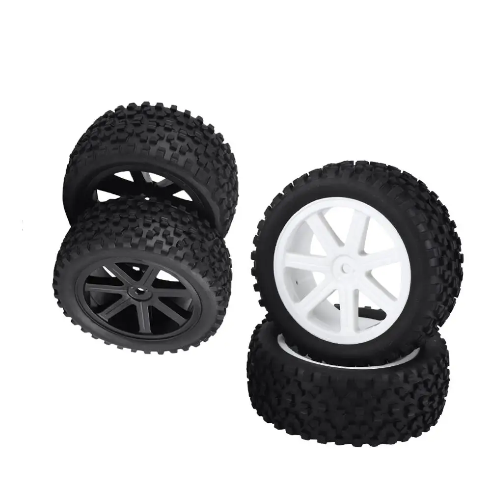 4 шт. 1/10 резиновые шины для грузовика на радиоуправлении колесные диски из сплава