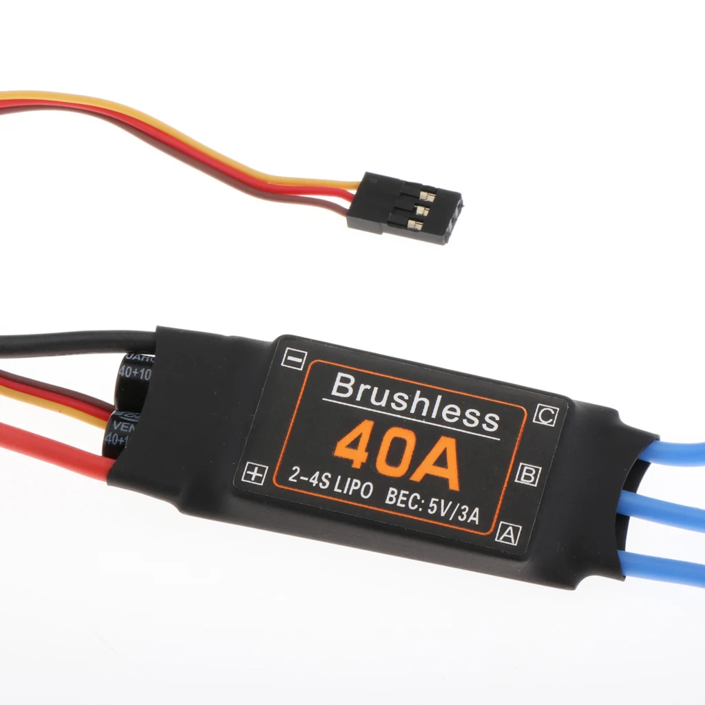 40A бесщеточный мотор ESC XT60 прочный RC Самолеты игрушки аксессуары | Игрушки и хобби