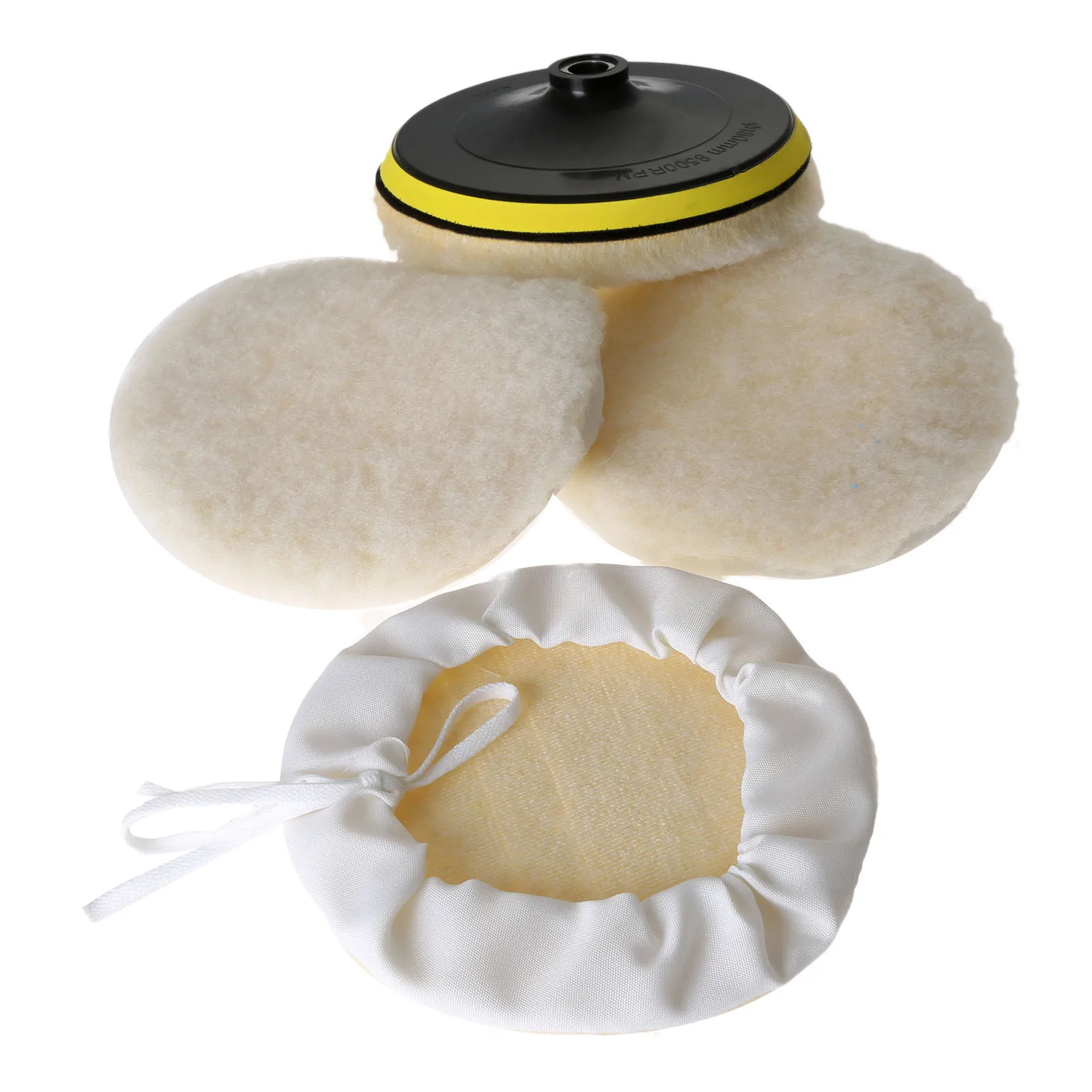 Yetaha 5 шт. 180 мм шерстяная Чистящая Полировка буфера шерстяные Чепчики колесо