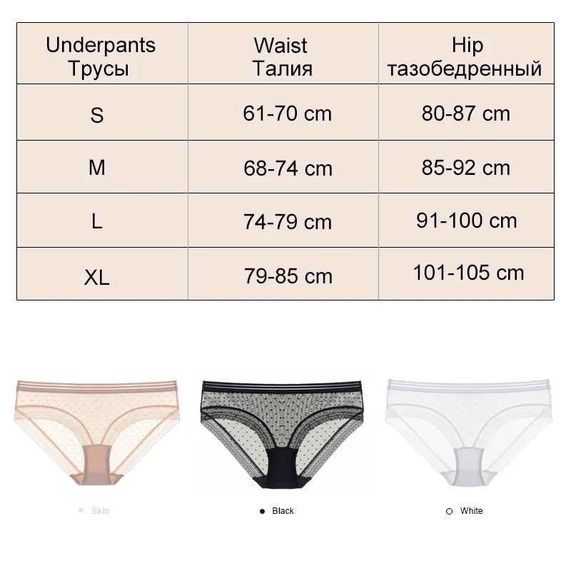 

2020 New Sexy Panties Low-Waist Panty Women Underwear Briefs Mesh Fashion for Ladies Bikini Thin Transparent Lingerie