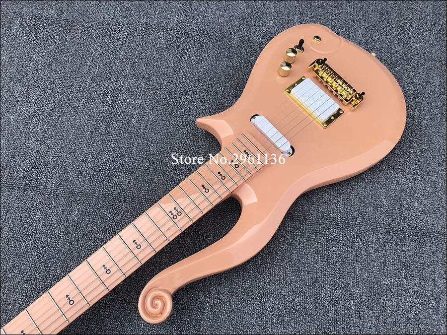

High quality, prince cloud electric guitar,White electric guitar with Maple fingerboard neck with alder body,free shipping