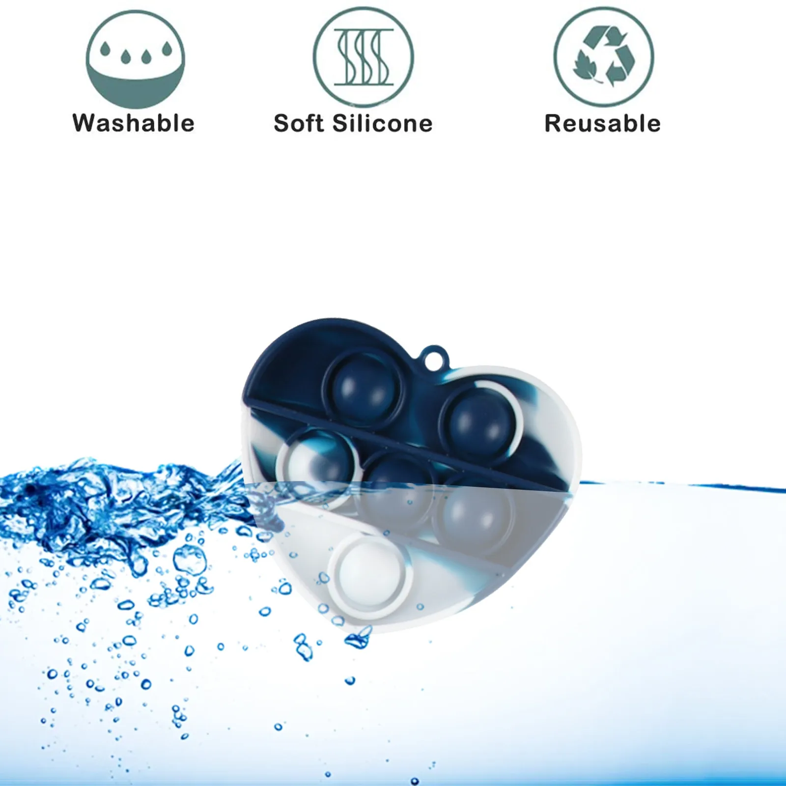 

Reliver Stress Toys Rainbow Push Bubble Sensory Toys Children Adult Decompression Squeeze Toy Autism Needs Anti-stress Toys Gift