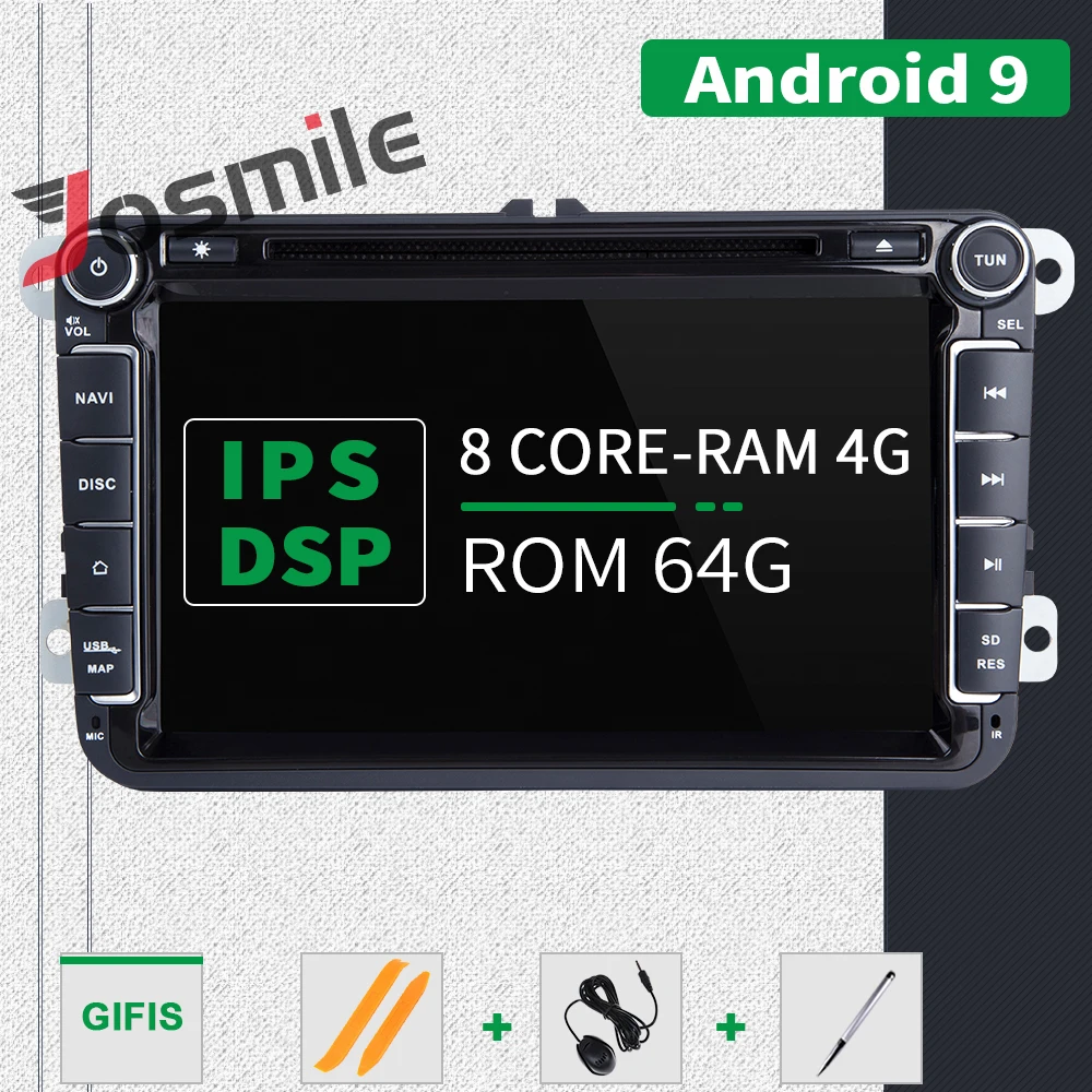 8 ядерный 4 Гб 64 г 2 Din Android 9 автомобильный Радио мультимедиа для Amarok волксаген VW Passat B6 Skoda Octavia 2 Superb 2 Seat Leon golf 56