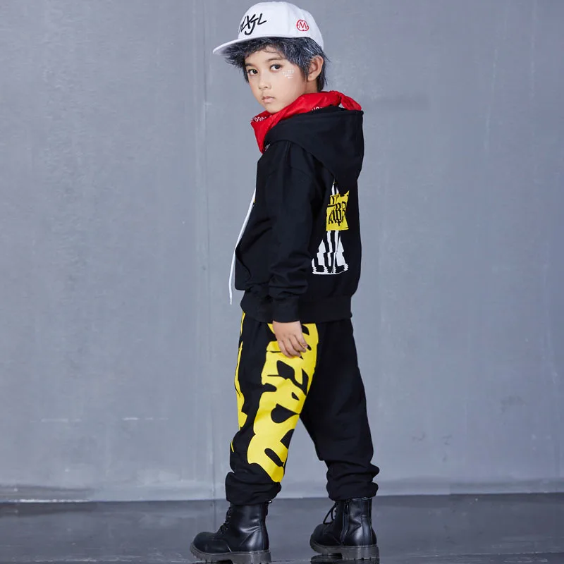 Костюмы в стиле хип-хоп детская одежда для выступлений джаз Уличная Одежда