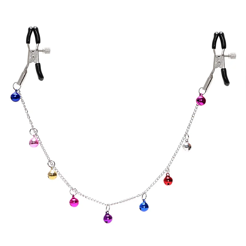 1 пара зажимов для груди с колокольчиками зажимы сосков Секс игрушки пар