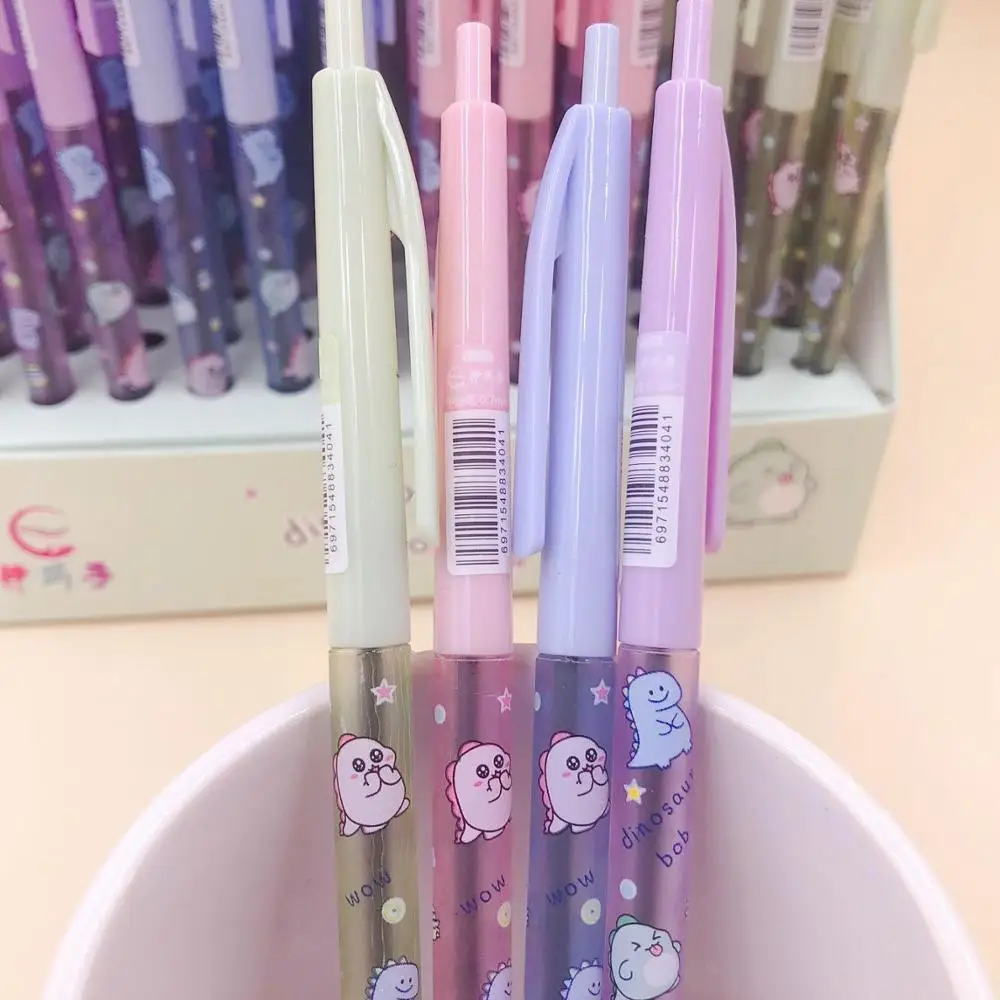 

60 pcs/lot Kawaii Dinosaur Ballpoint Pen Cute ball pens School Office writing Supplies Stationery Gift