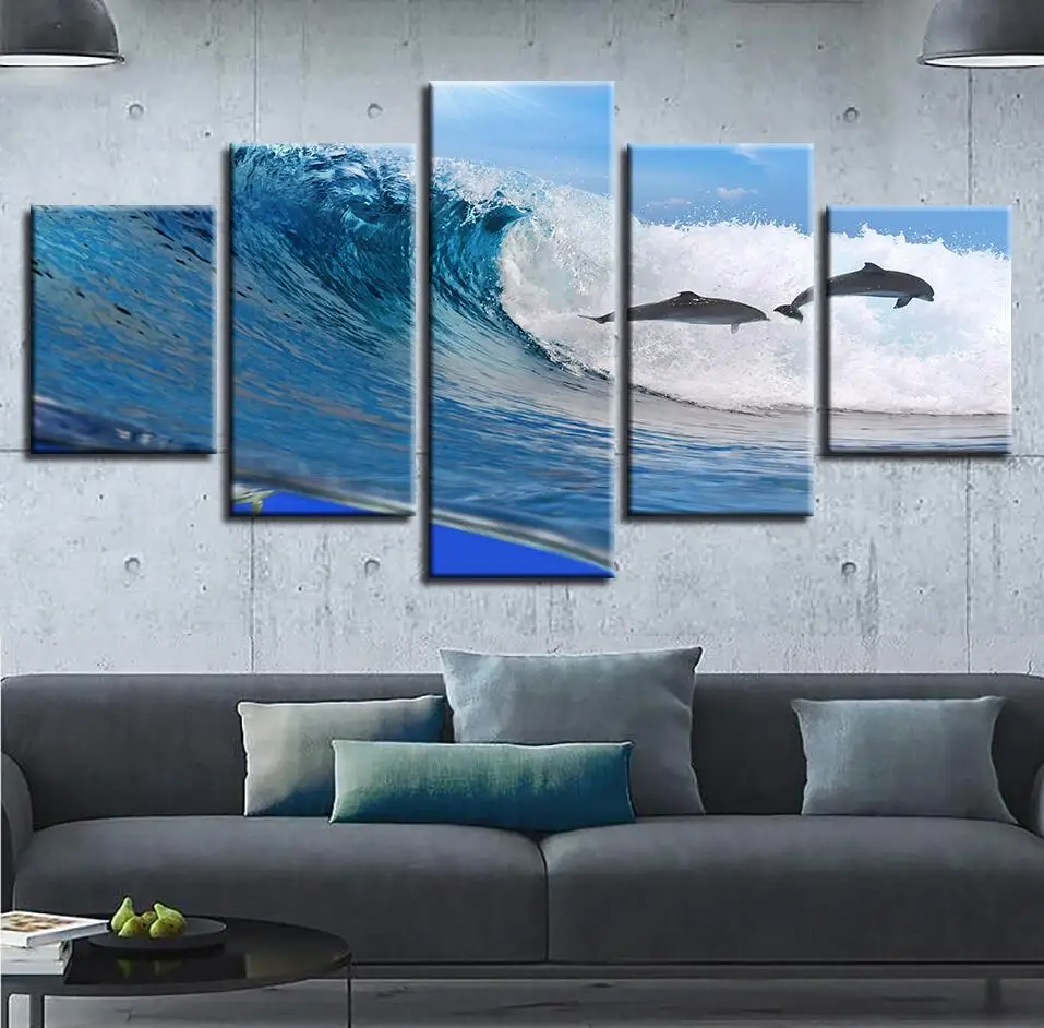 

HD Print Frame Canvas Home Decoration Wall Artwork Cuadros Modern 5 Piece Landscape Pictures Living Room Modular Painting Poster